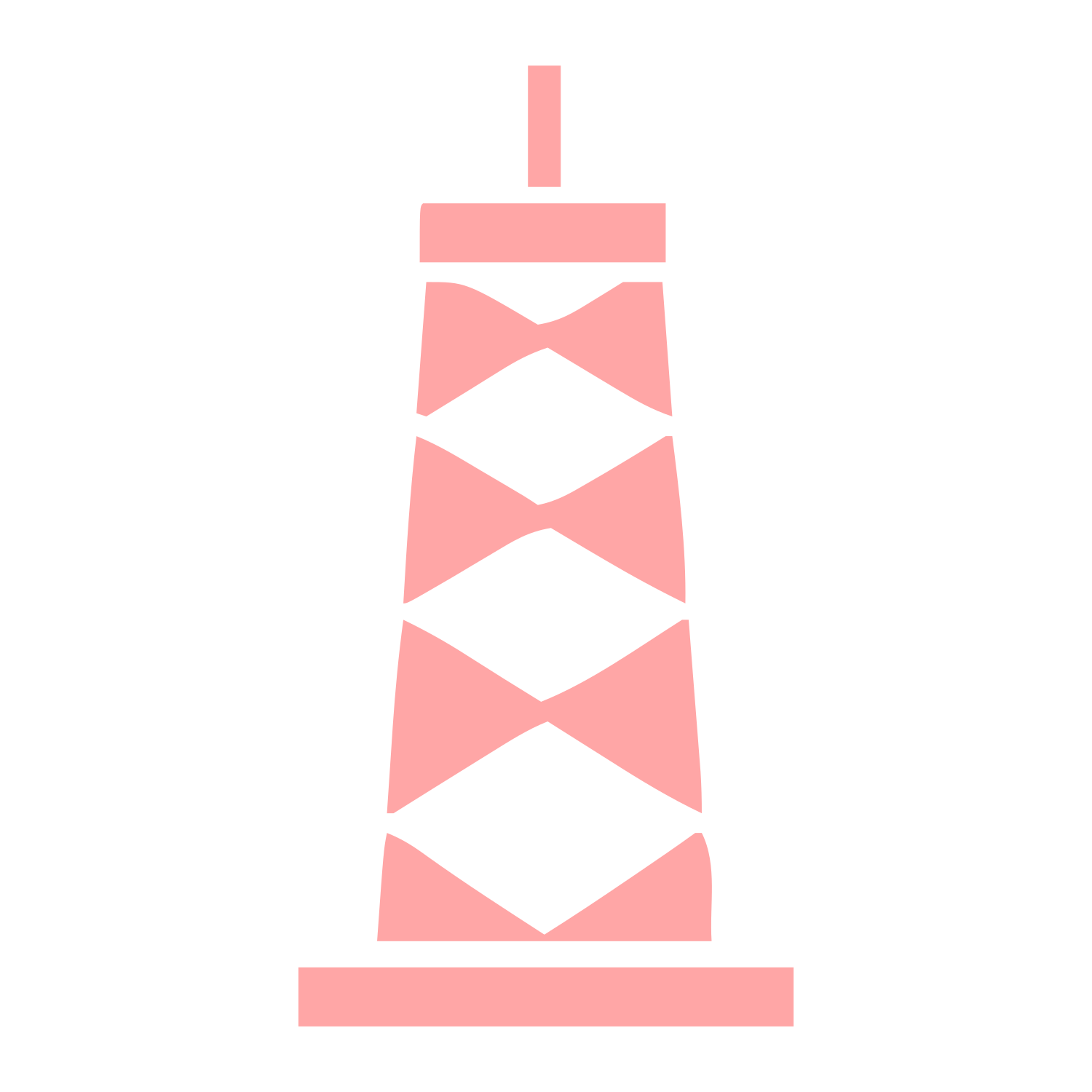 Lighthouse Tower Swiss Logo #ffa6a6