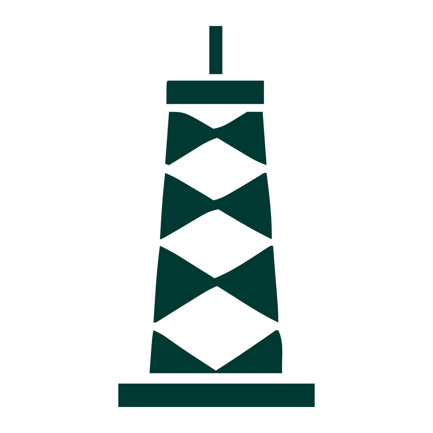 Lighthouse Tower Swiss Logo #003932