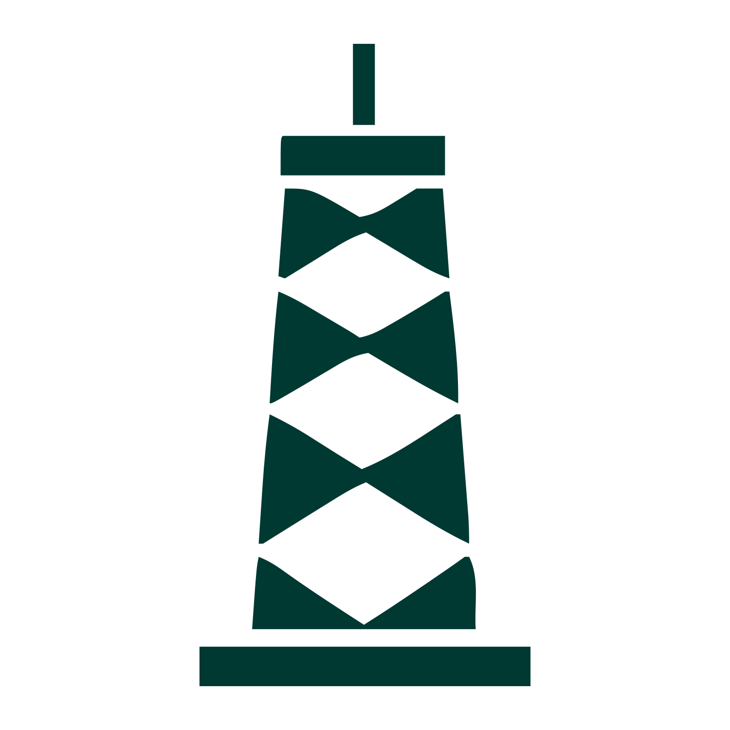 Lighthouse Tower Swiss Logo #003932