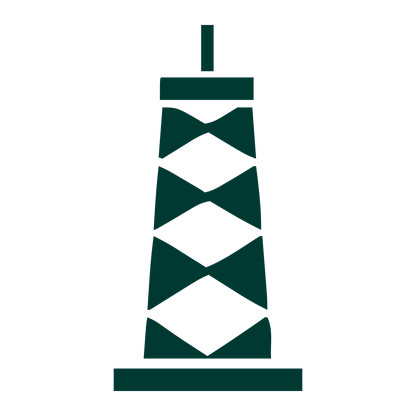 Lighthouse Tower Swiss Logo #003932