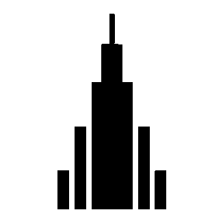 Skyscraper Tower Pictogram Logo