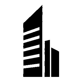 Twin Tower Skyscraper Logo