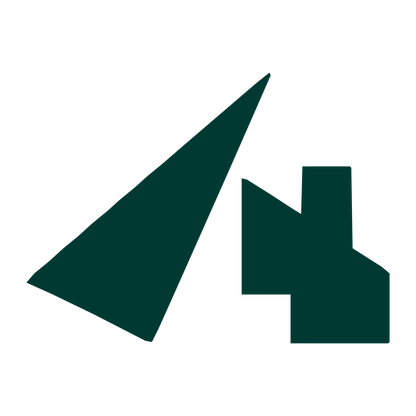 Geometric Cottage House Logo #003932