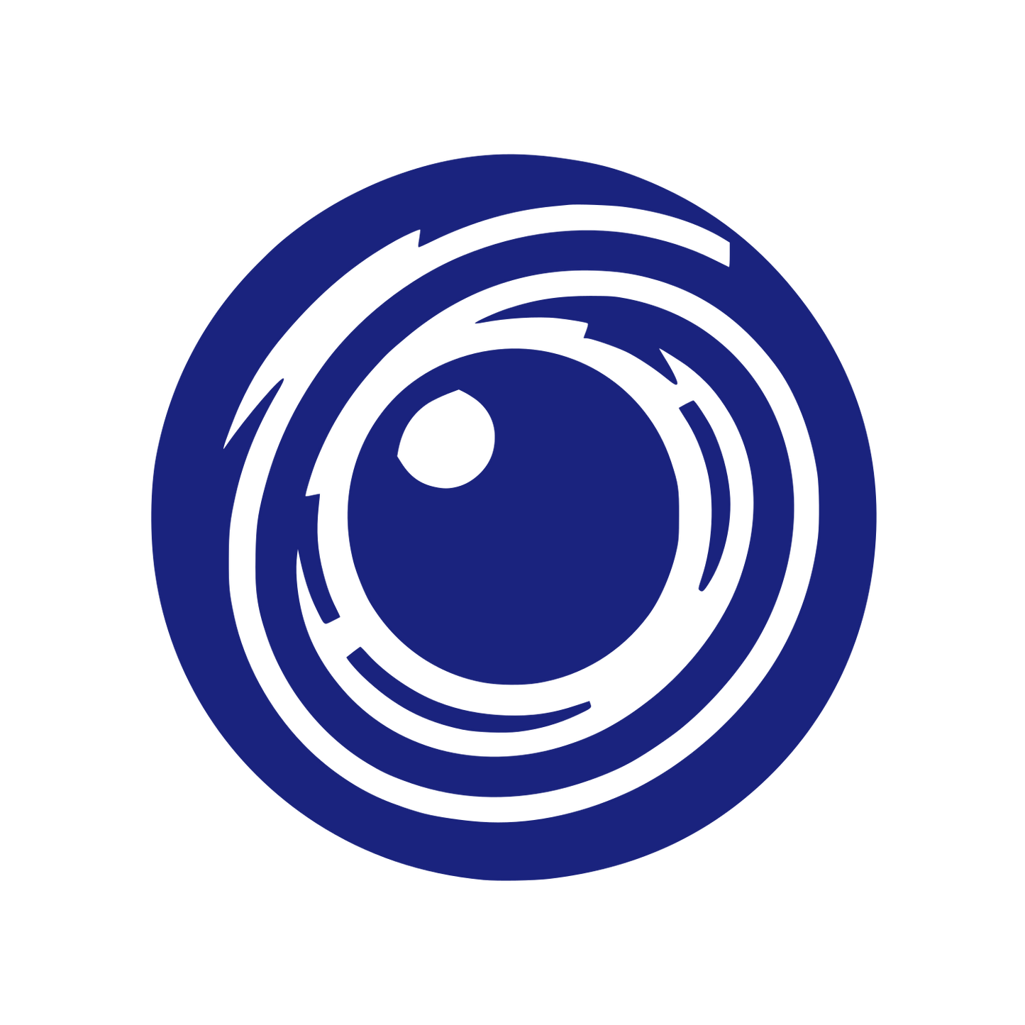 Line Eye Logo #1A237E