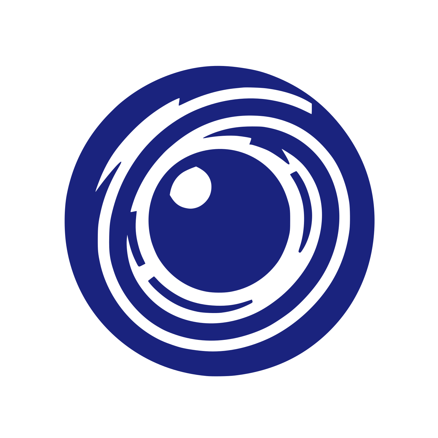 Line Eye Logo #1A237E