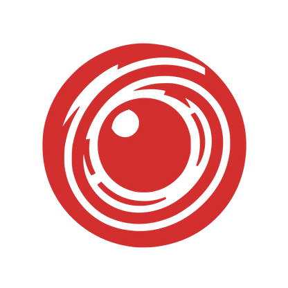 Line Eye Logo #D32F2F