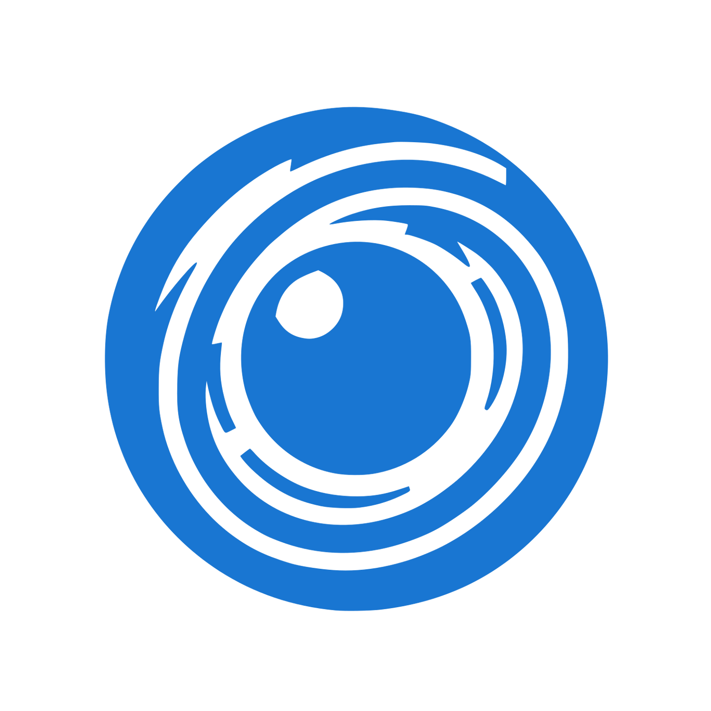 Line Eye Logo #1976D2
