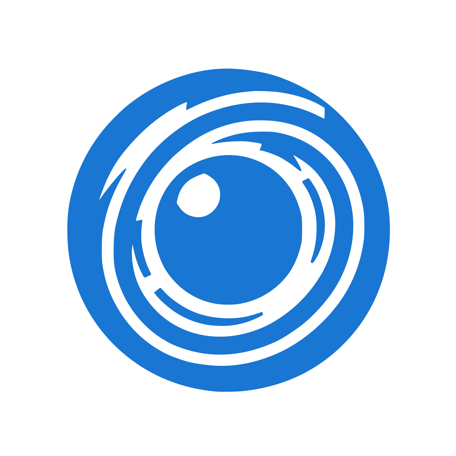 Line Eye Logo #1976D2