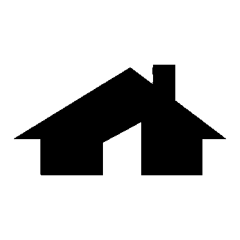Cottage House Silhouette Logo