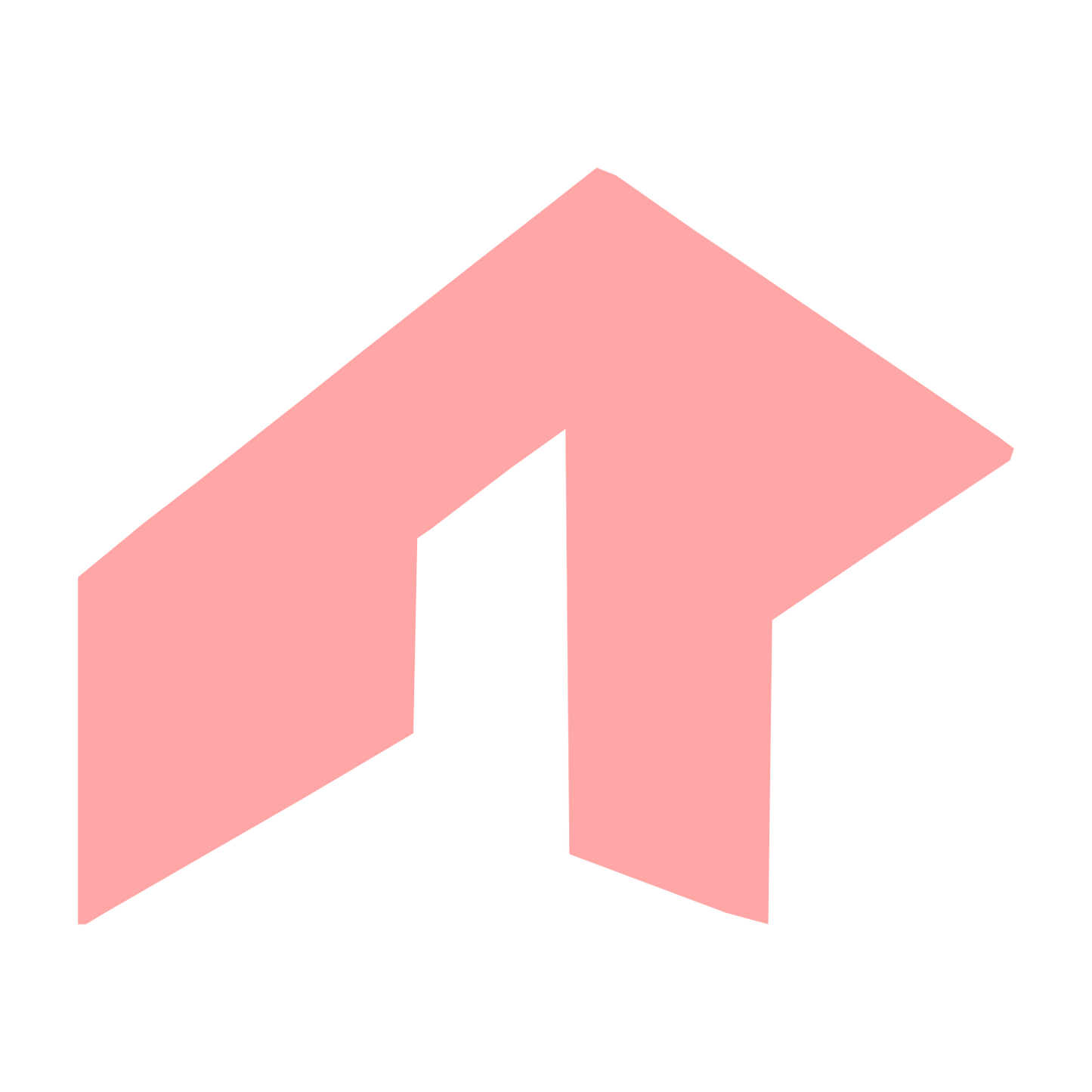 Industrial Rooftop House Logo #ffa6a6