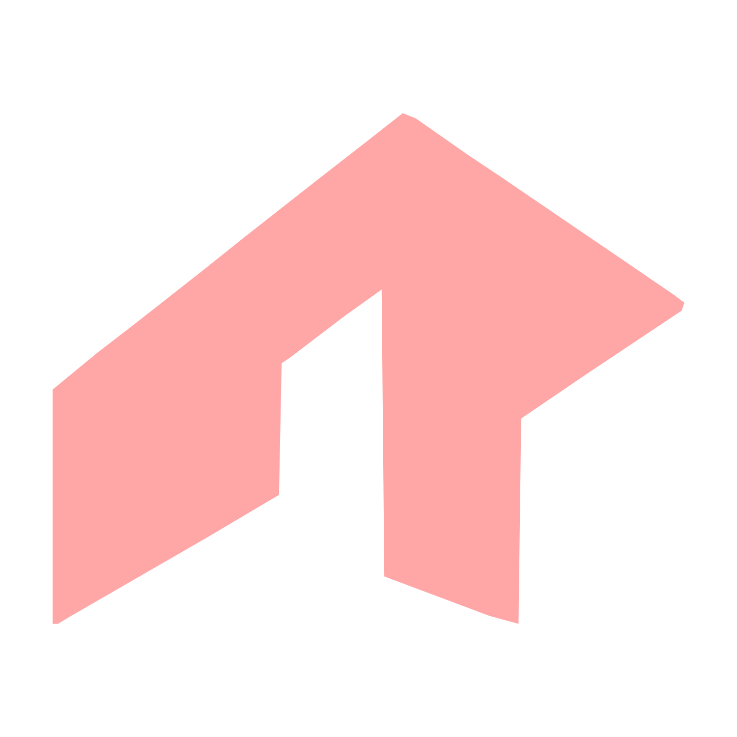 Industrial Rooftop House Logo #ffa6a6