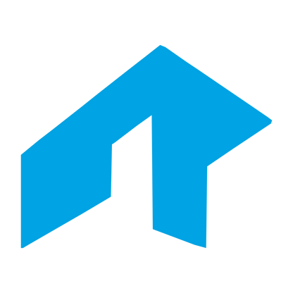 Industrial Rooftop House Logo #00a3e4