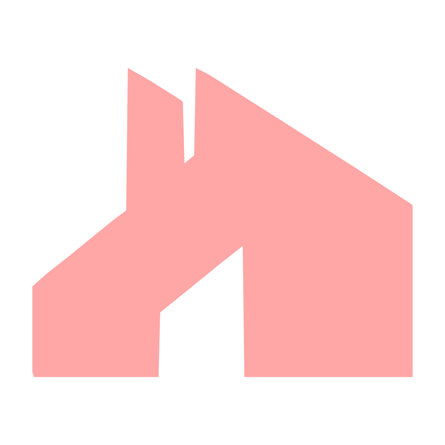 Industrial Cottage House Logo #ffa6a6