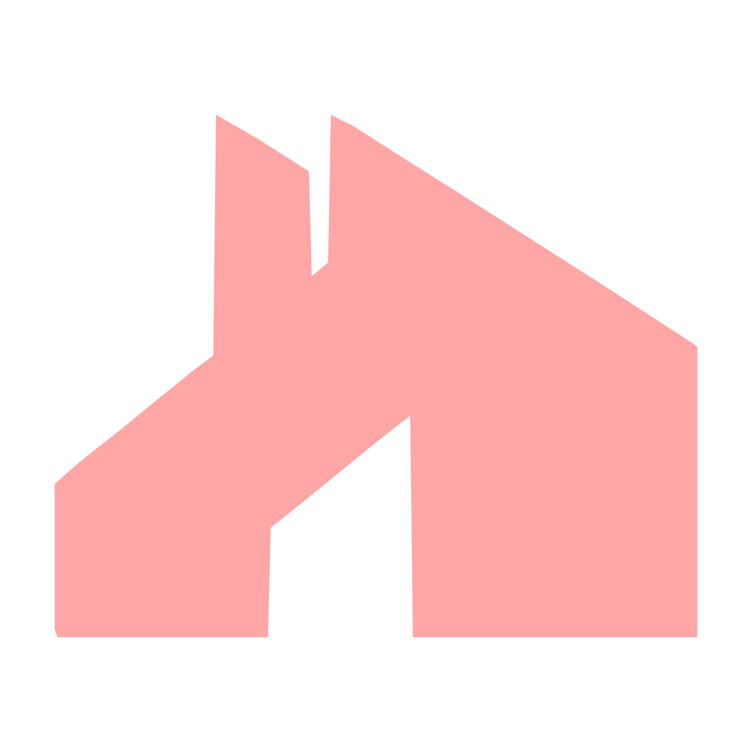 Industrial Cottage House Logo #ffa6a6