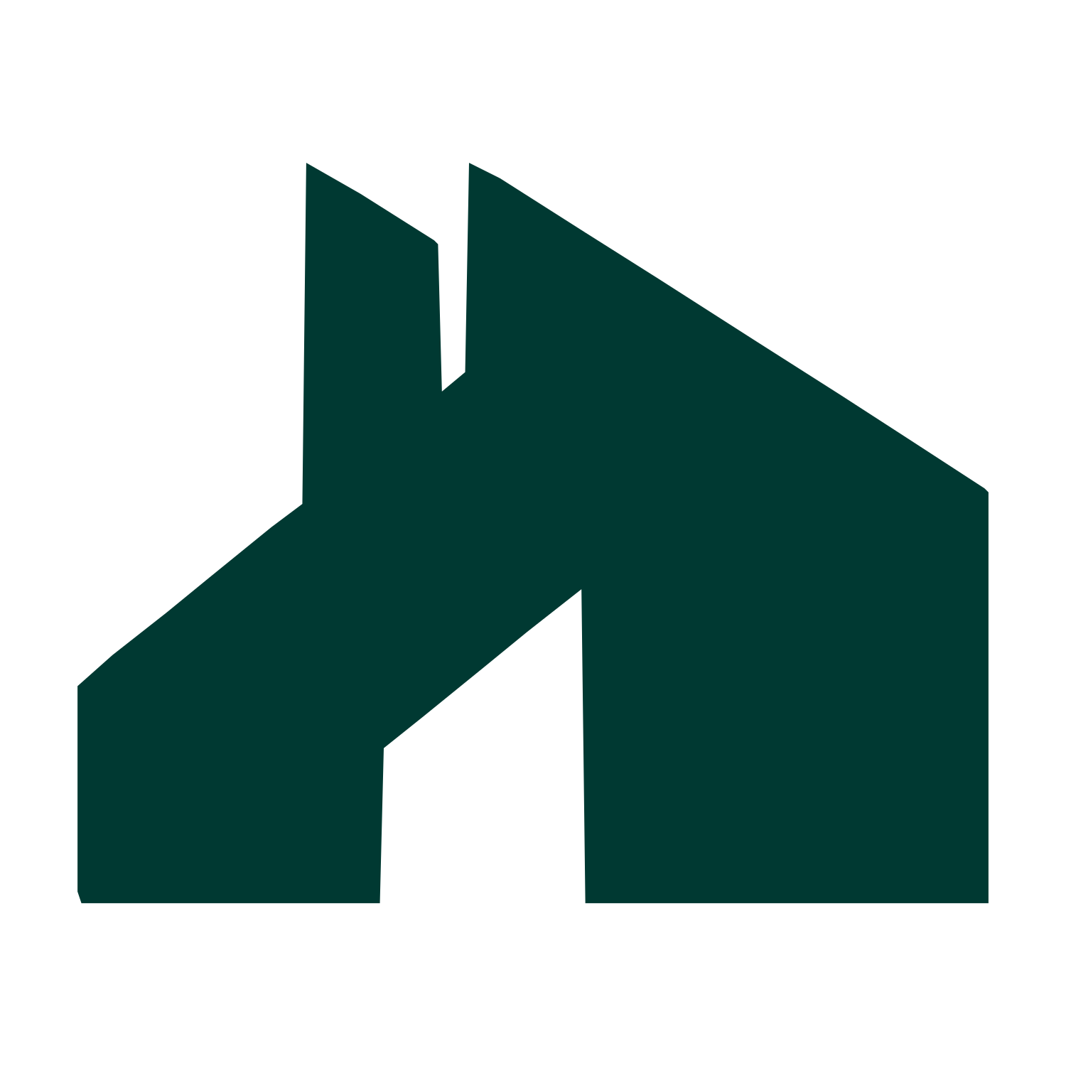 Industrial Cottage House Logo #003932