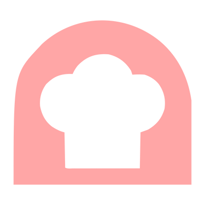 Chef Hat Arch Logo #ffa6a6