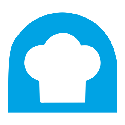 Chef Hat Arch Logo #00a3e4