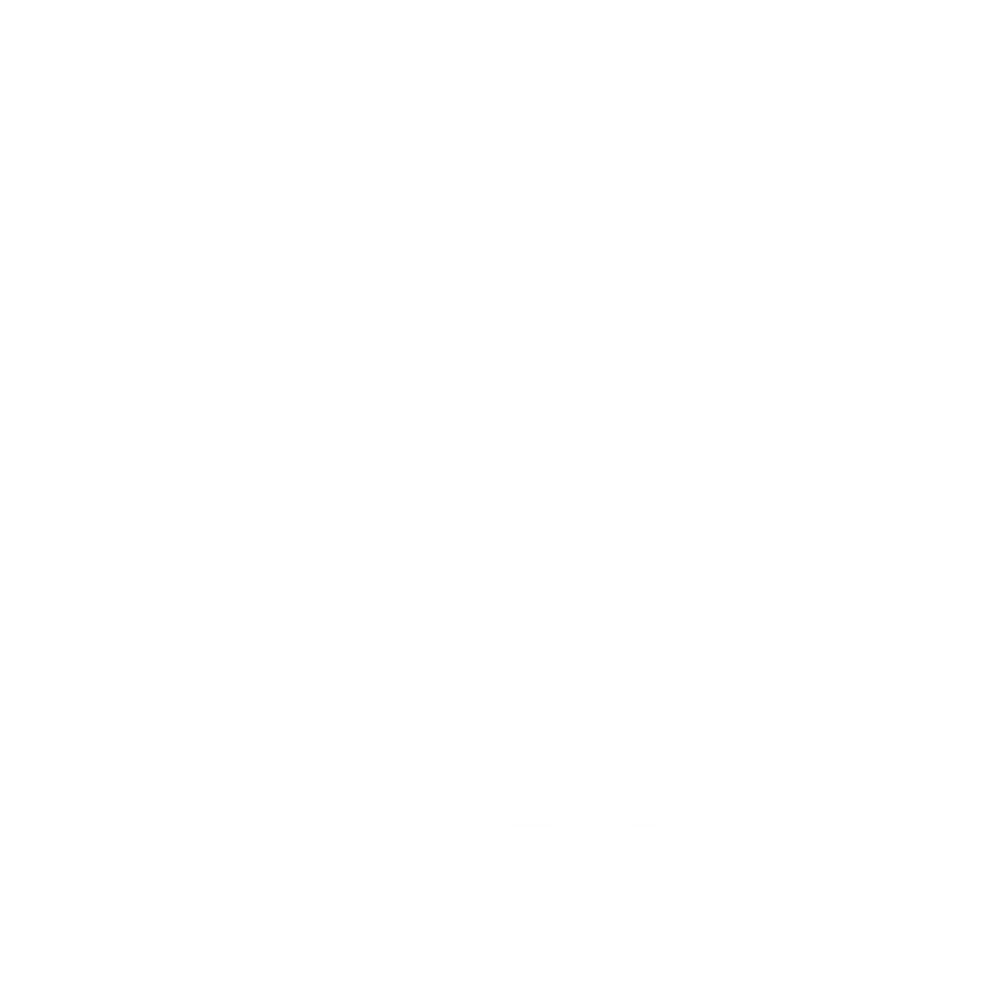 Chef Hat Arch Logo #ffffff
