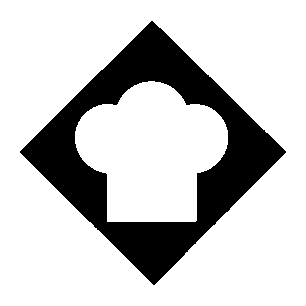 Chef Hat Diamond Logo