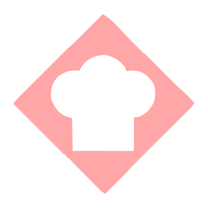 Chef Hat Diamond Logo #ffa6a6