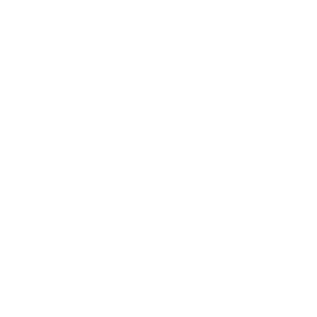 Chef Hat Star Emblem Logo #ffffff