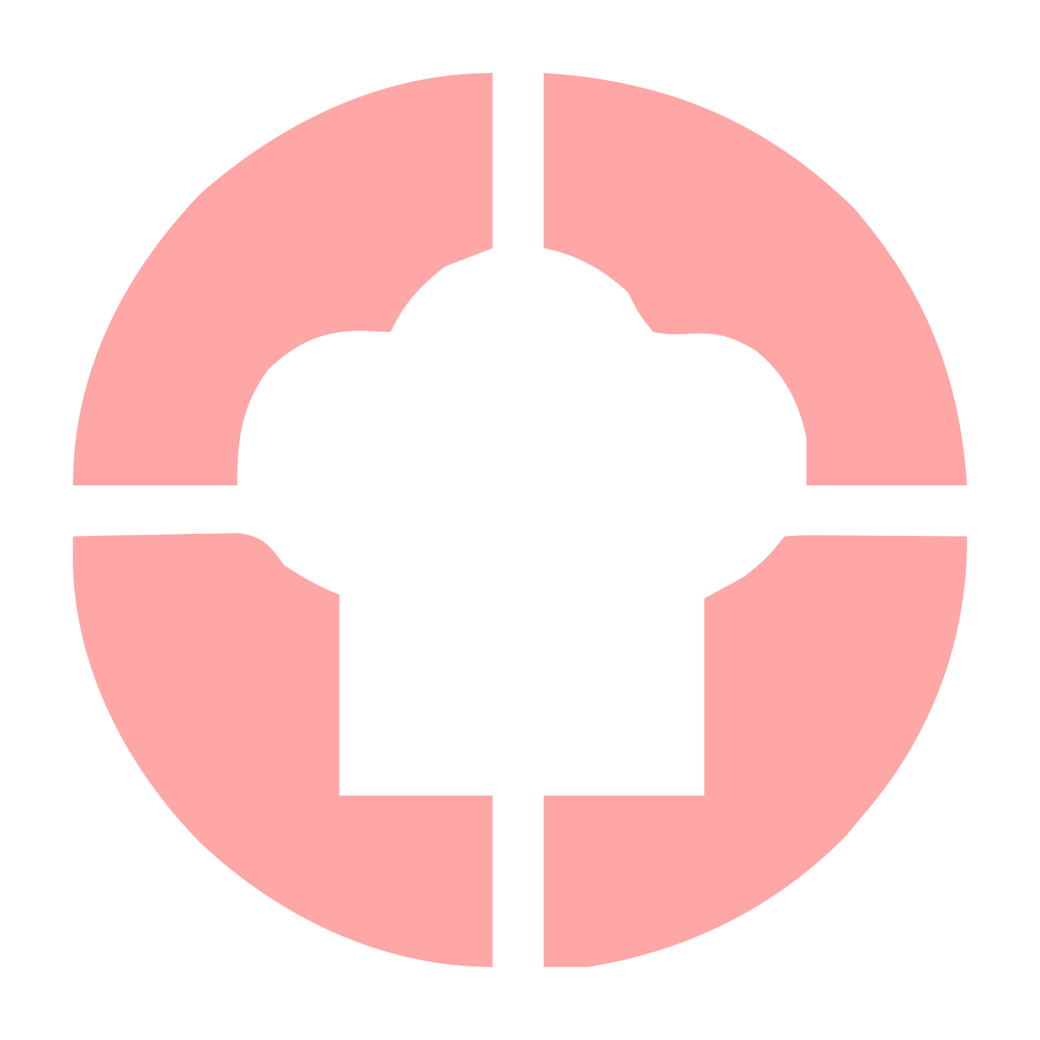 Chef Hat Circle Logo #ffa6a6