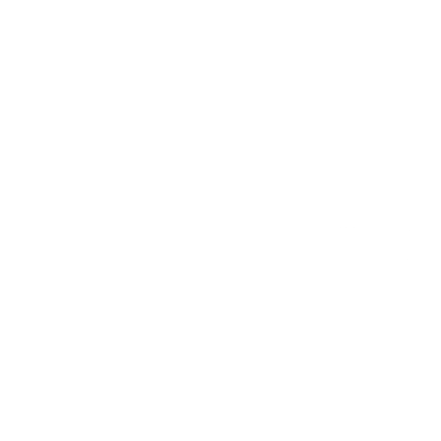 Chef Hat Circle Logo #ffffff