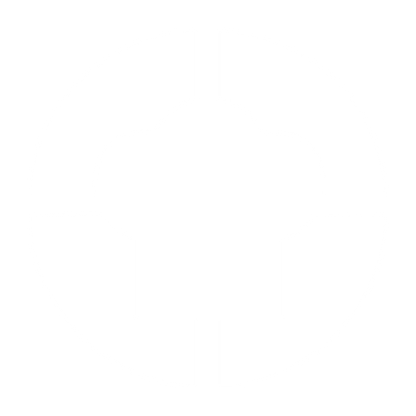 Chef Hat Circle Logo #ffffff
