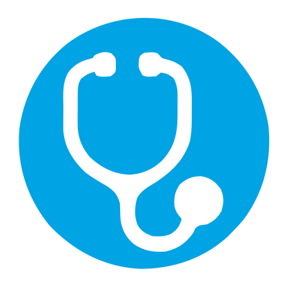 Stethoscope Circle Logo #00a3e4