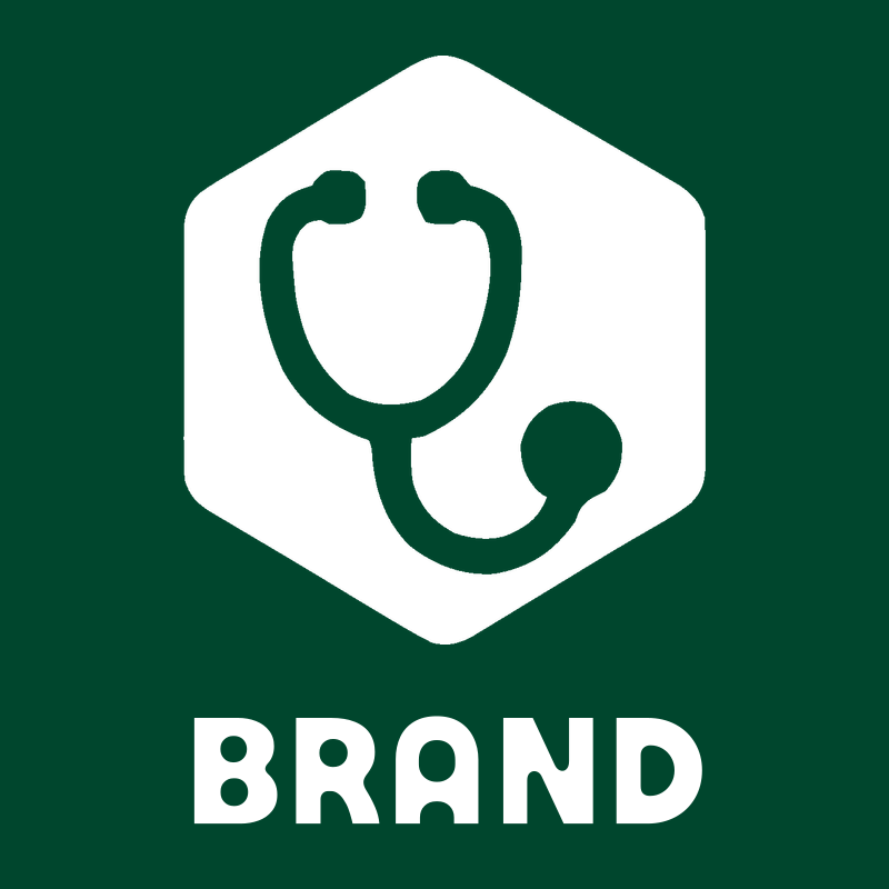 Stethoscope Hexagon Badge Logo preview