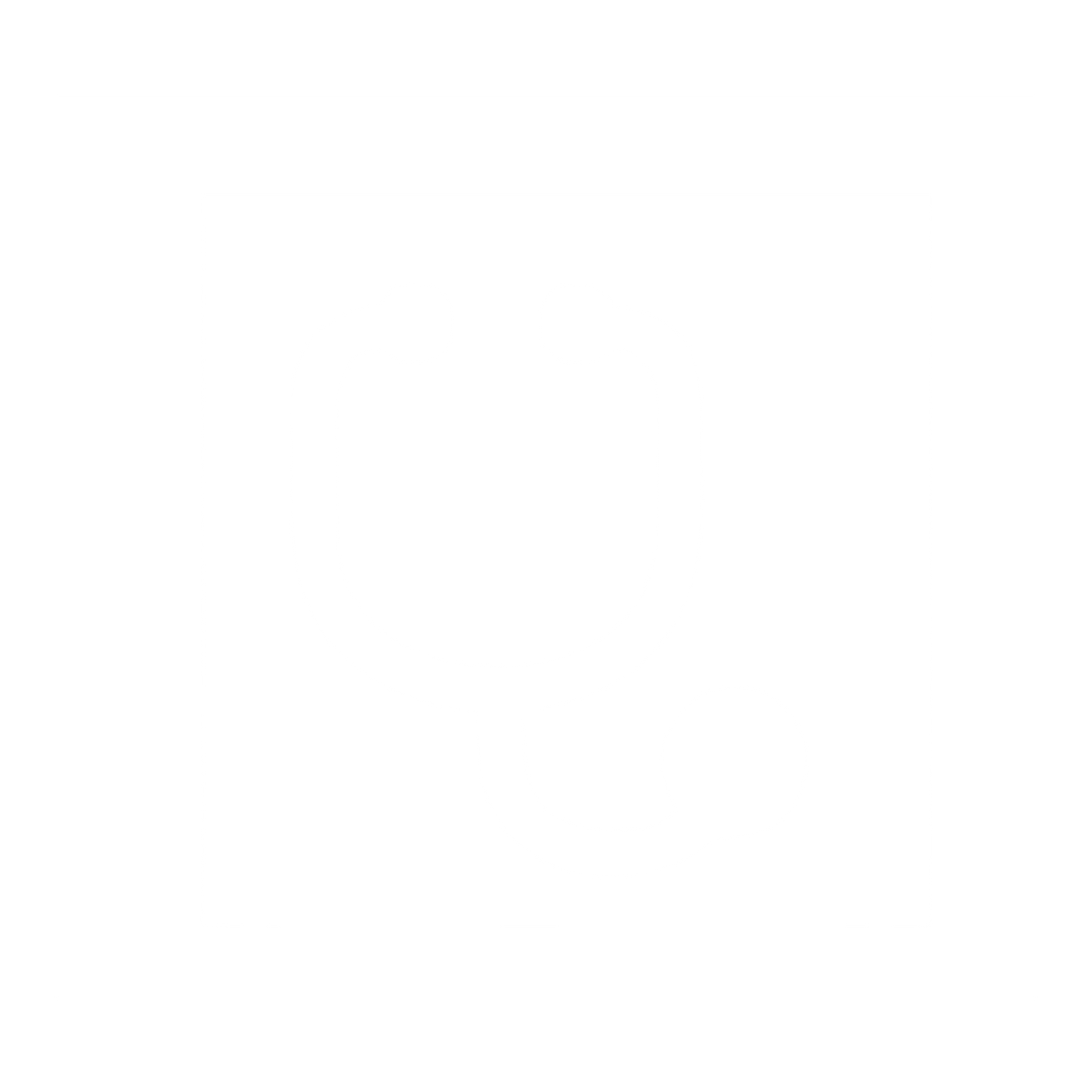 Stethoscope Square Frame Logo #ffffff