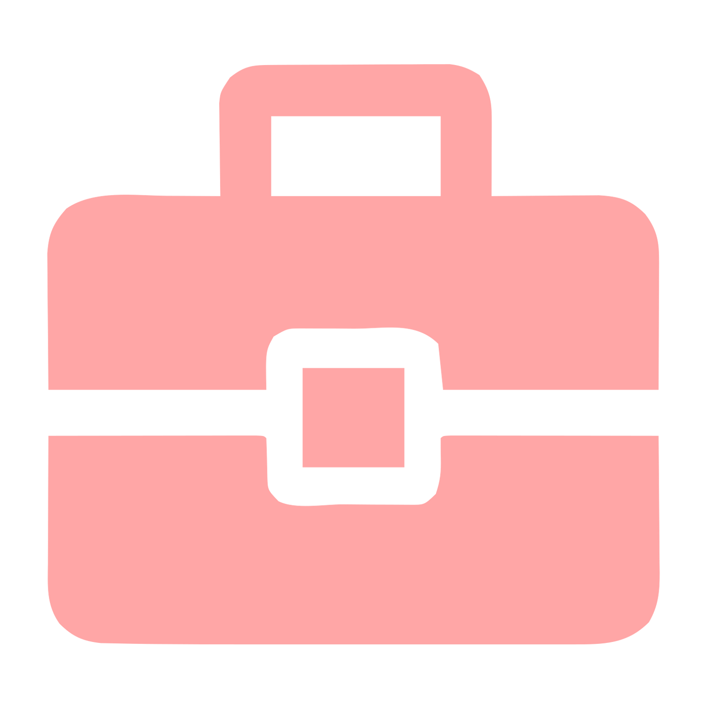 Bold Briefcase Logo #ffa6a6
