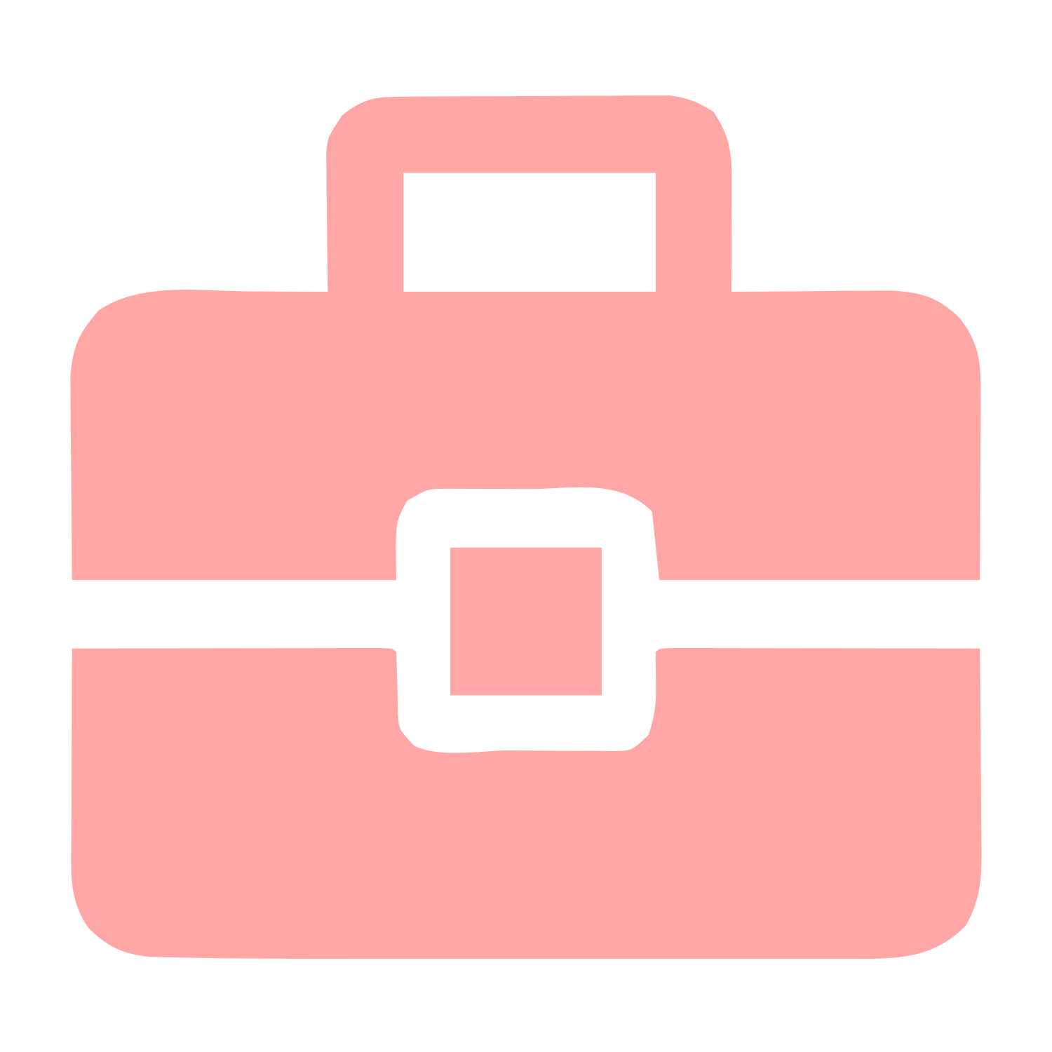 Bold Briefcase Logo #ffa6a6