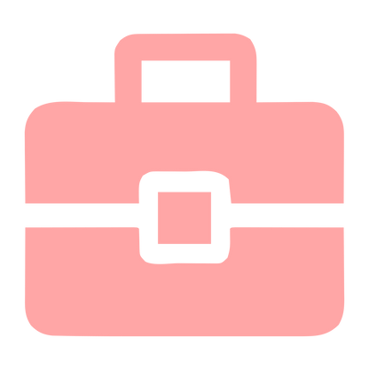 Bold Briefcase Logo #ffa6a6