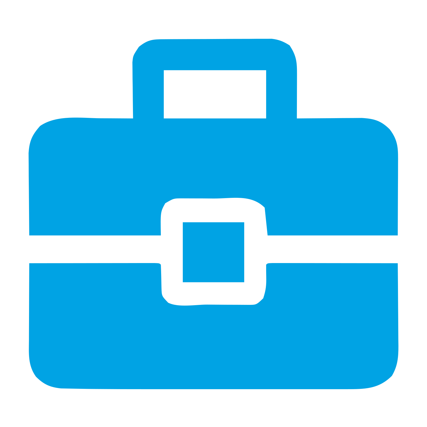 Bold Briefcase Logo #00a3e4