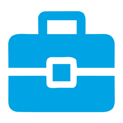 Bold Briefcase Logo #00a3e4
