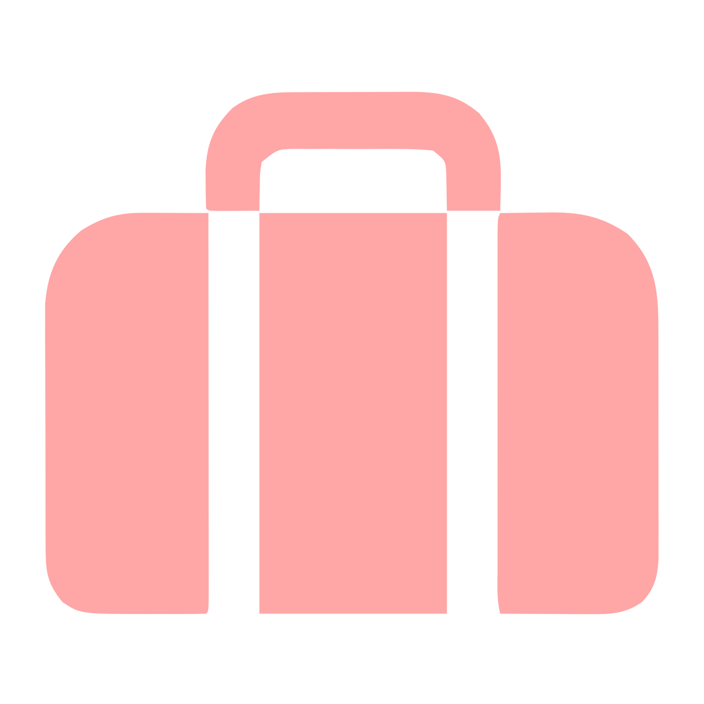 Bold Briefcase Logo #ffa6a6