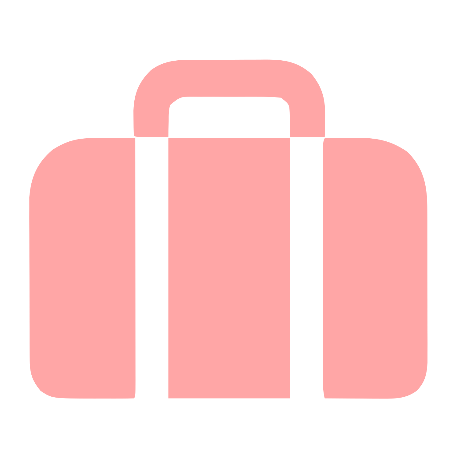 Bold Briefcase Logo #ffa6a6