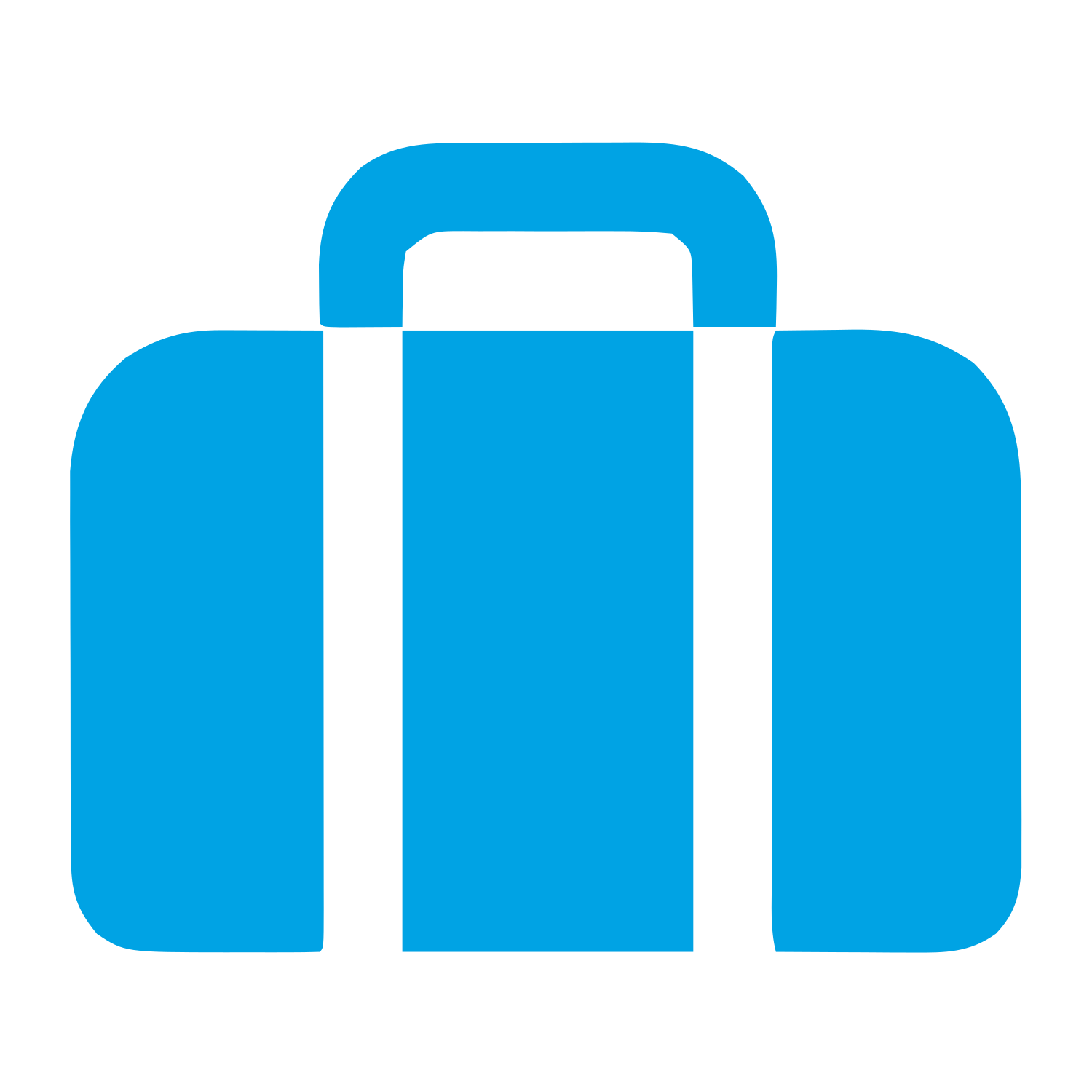 Bold Briefcase Logo #00a3e4
