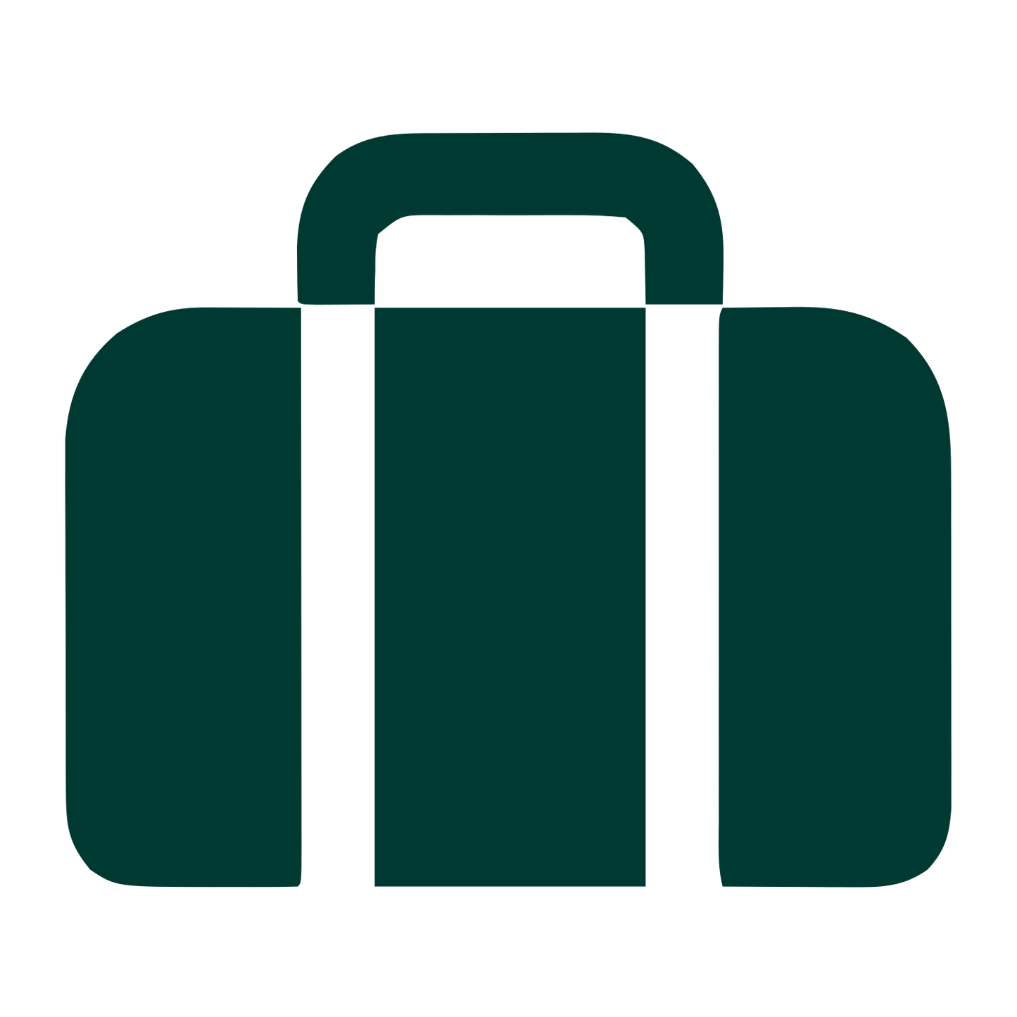 Bold Briefcase Logo #003932