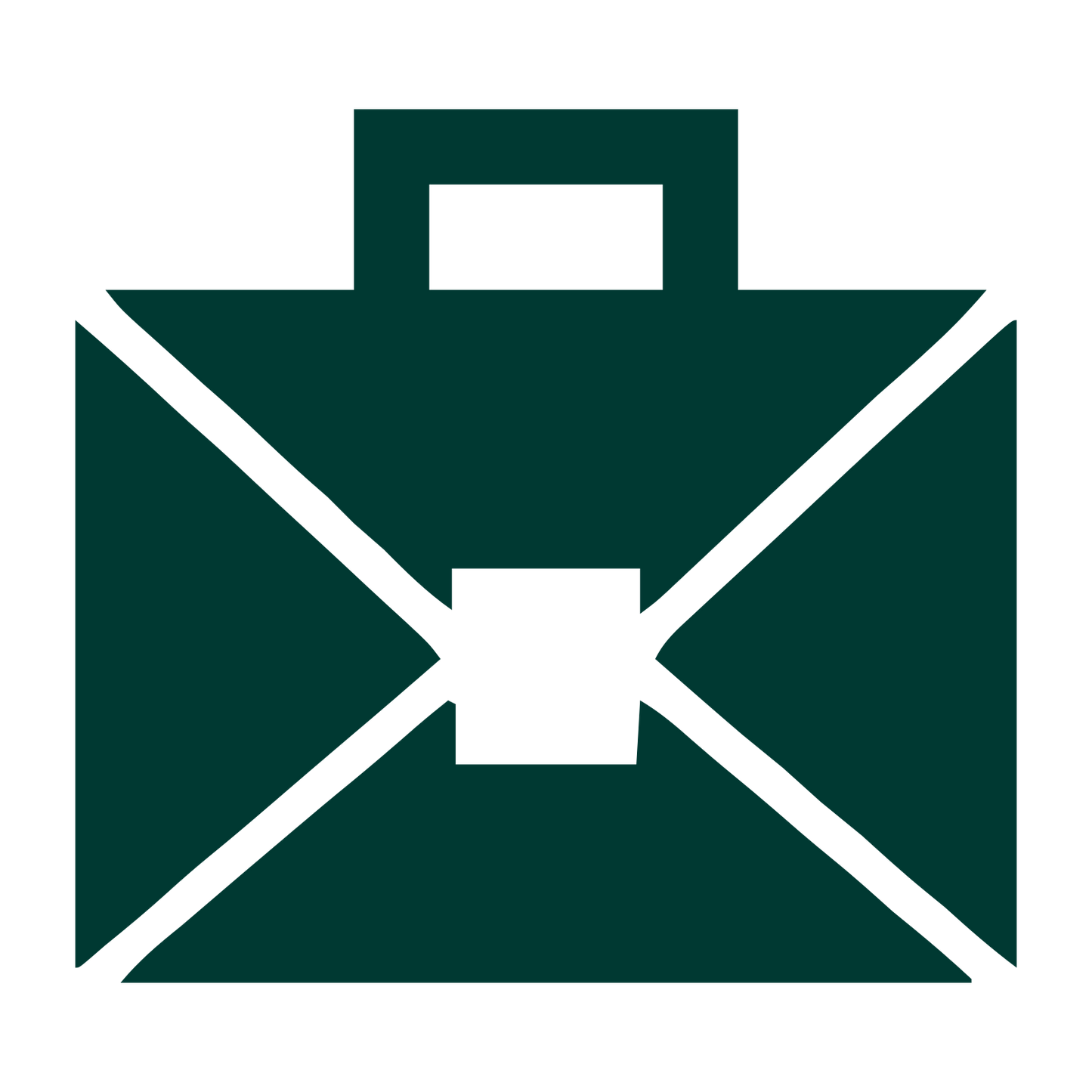 Briefcase Envelope Logo #003932