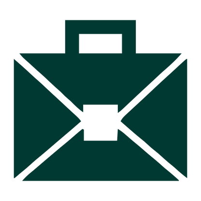 Briefcase Envelope Logo #003932