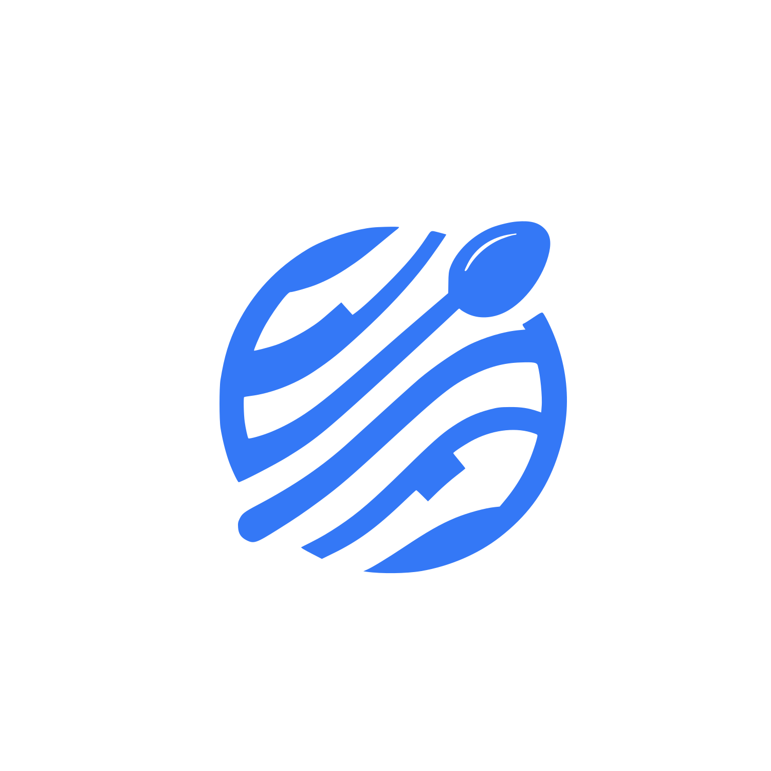 Globe Logo #3478f6