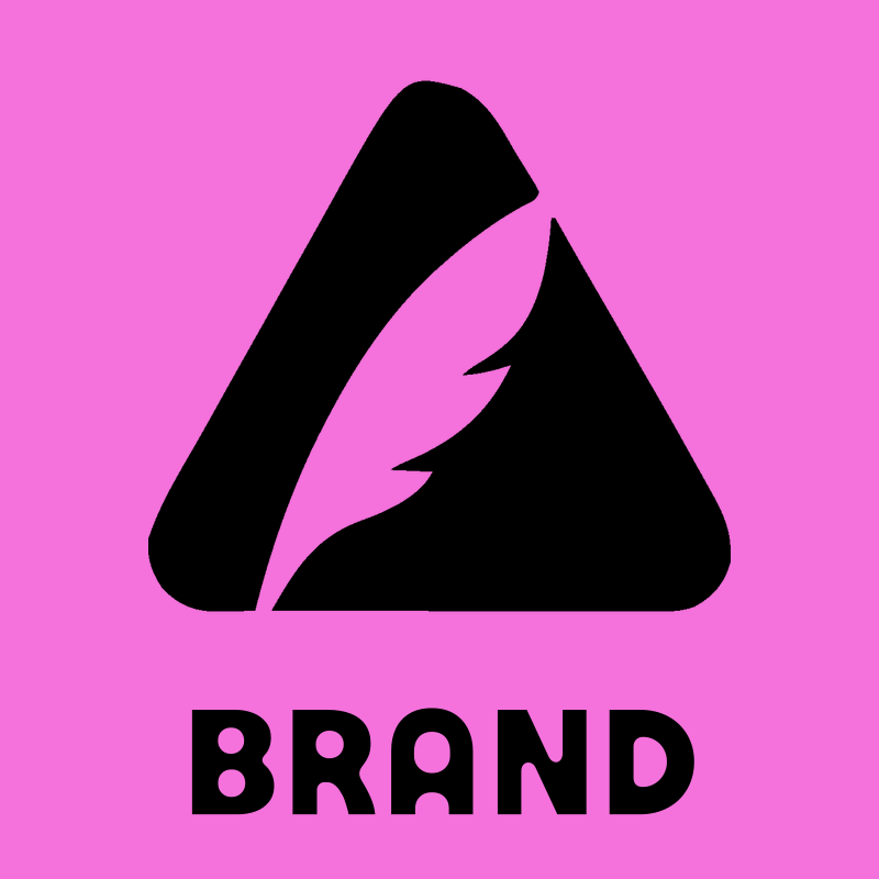 Quill Feather Triangle Logo preview