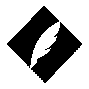 Quill Feather Diamond Logo