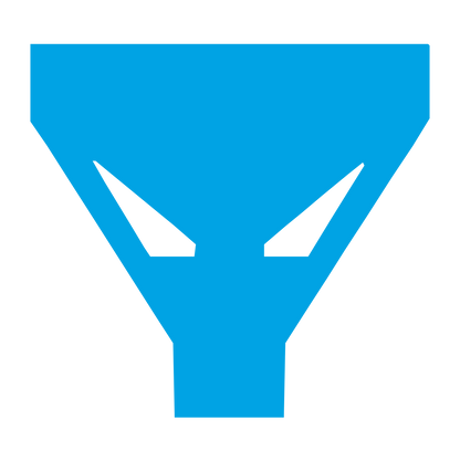 Funnel Filter Brutalist Logo #00a3e4