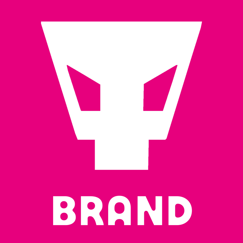 Brutalist Alien Mask Logo preview