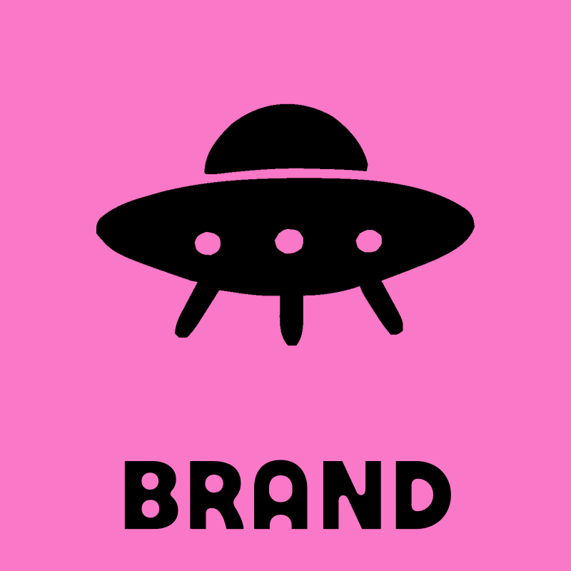 UFO Flying Saucer Logo preview