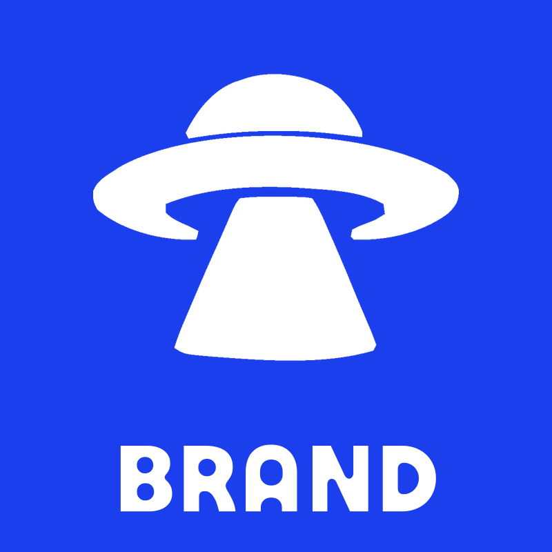 UFO Spaceship Abduction Logo preview