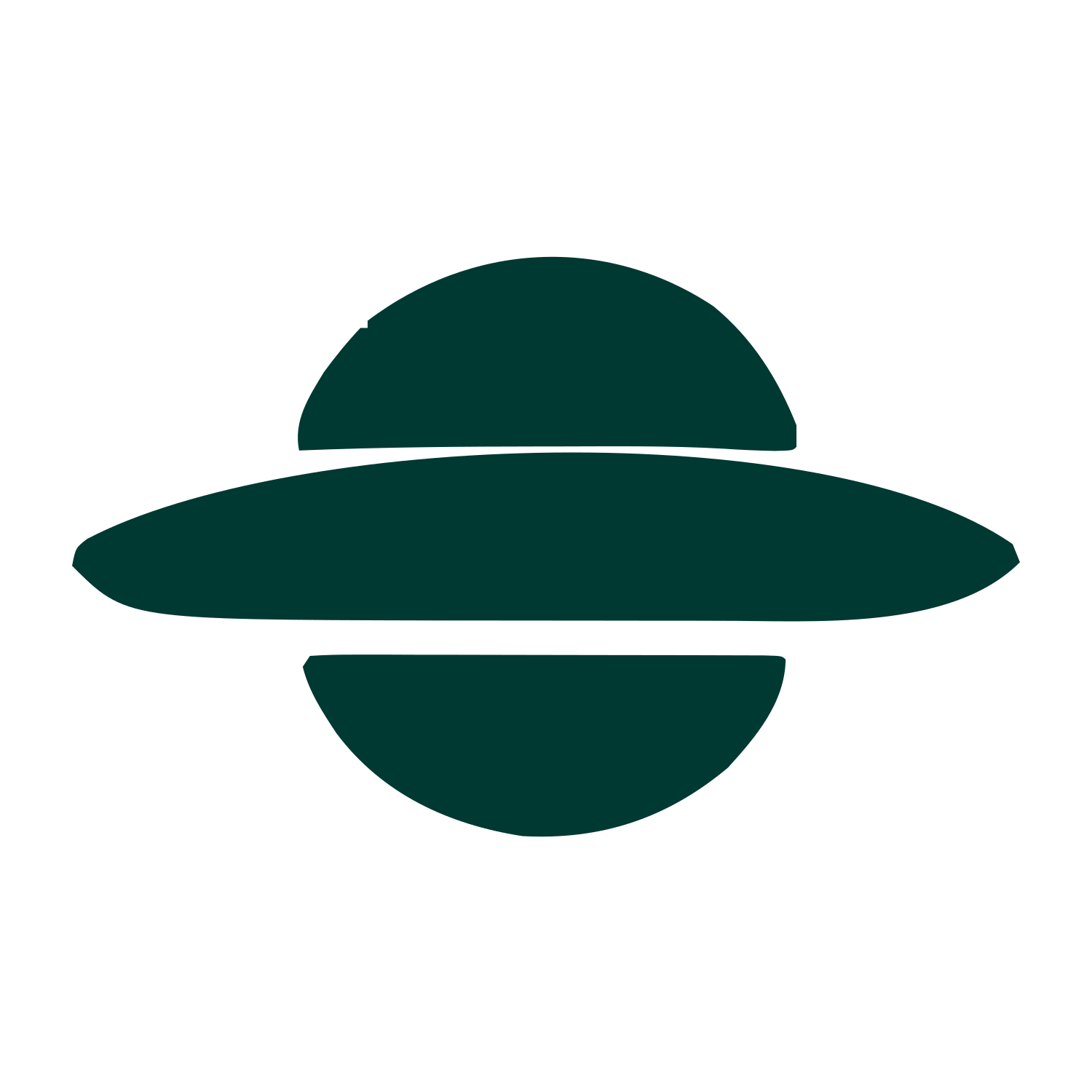 Saturn Planet Ring Logo #003932